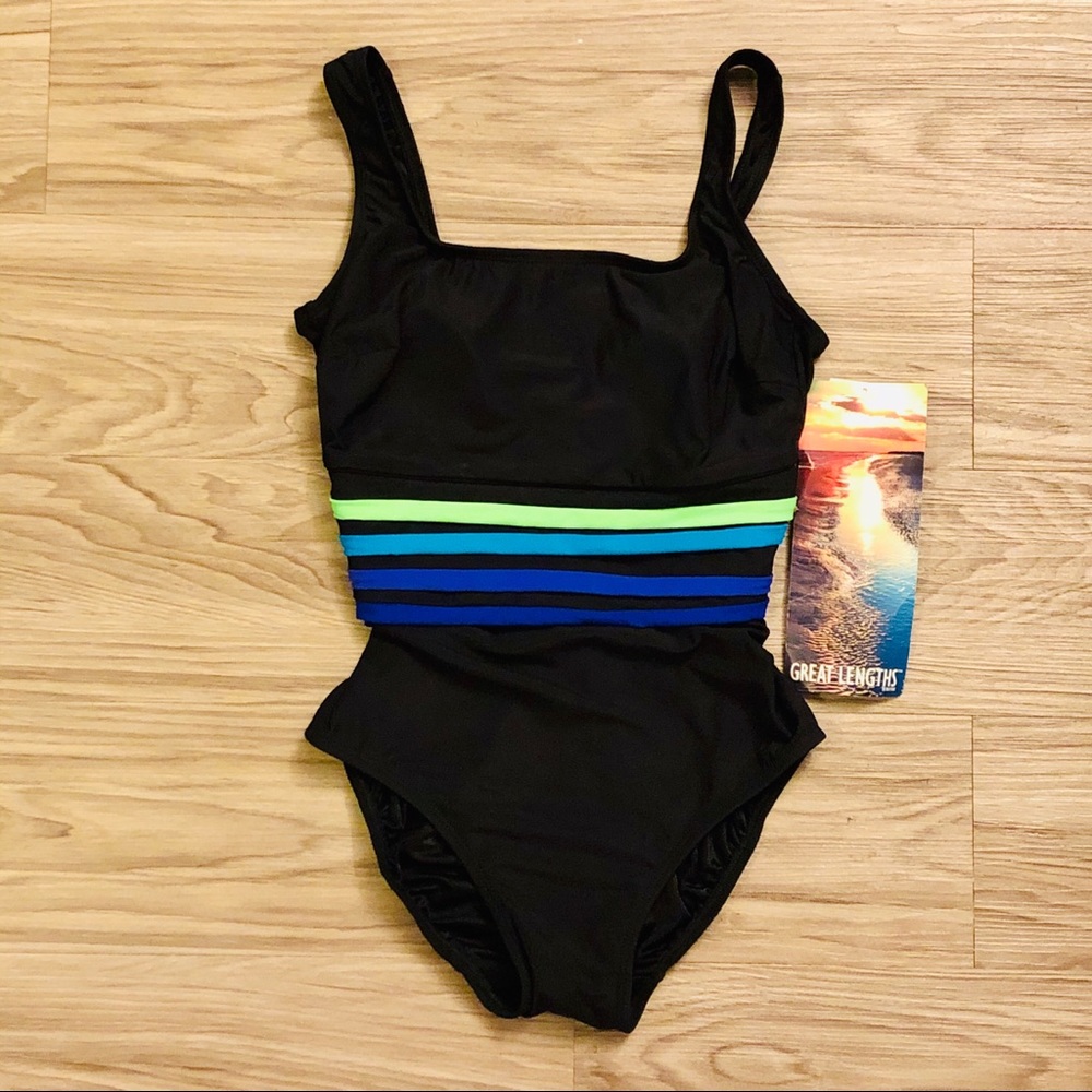 NWT! Great Lengths One Piece Size 8 Swim Suit